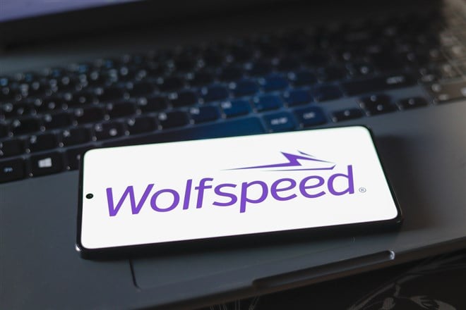 July 19, 2024, Paraguay. In this photo illustration, the Wolfspeed, Inc. logo is displayed on a smartphone screen — Stock Editorial Photography