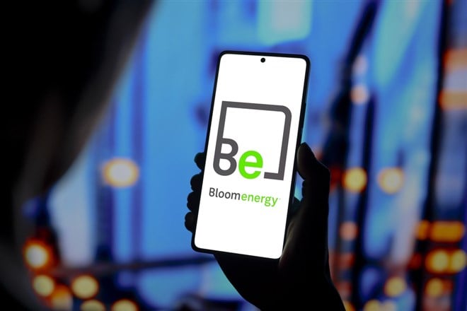 September 8, 2024, Paraguay. In this photo illustration, the Bloom Energy Corporation logo is displayed on a smartphone screen — Stock Editorial Photography