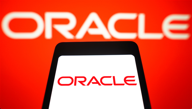 Brazil. In this photo illustration, the Oracle Corporation logo is displayed on a smartphone screen and in the background