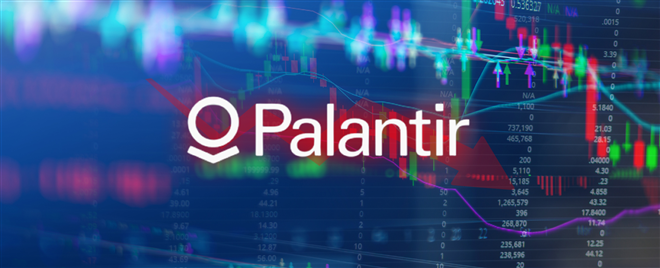 Palantir stock chart image