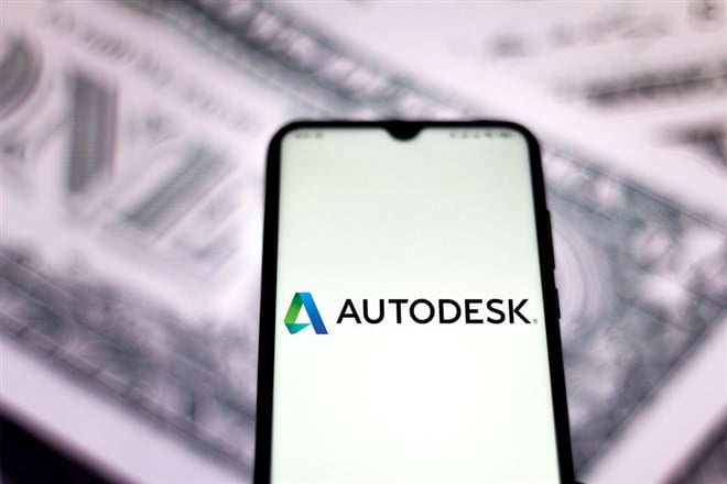 May 10, 2020, Brazil. In this photo illustration the Autodesk logo seen displayed on a smartphone. - Stock Editorial Photography