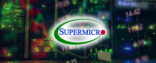 Super Micro Computer data server stock chart