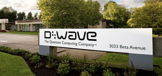 D-Wave Quantum Computing Company sign - D-Wave media resources