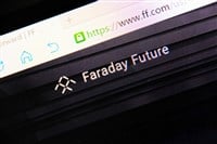 Faraday Future on a computer screen