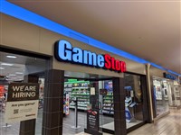 Gamestop store (GME) in Mall shopping center
