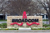 Broadcom logo sign