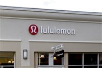 lululemon storefront logo sign