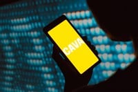 Cava Group, Inc. logo is displayed on a smartphone screen