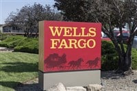Wells Fargo Retail Bank Branch logo sign