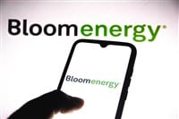 Bloom Energy logo seen displayed on a smartphone