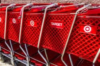 Target logos on shopping carts