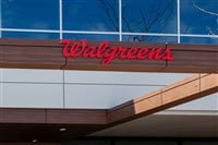 walgreens logo sign on storefront
