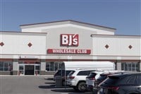 BJ's Wholesale Club store logo sign