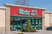 O'Reilly Auto Parts retail exterior and trademark logo.