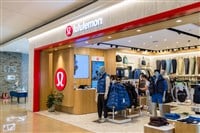 Taipei, Taiwan 4 October 2023: Lululemon shop in xinyi at Taipei city