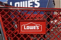 Lowe's shopping cart