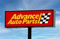 Advanced Auto Parts exterior and trademark logo.