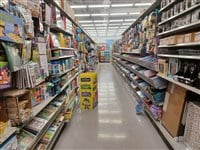 Toronto, On, Canada - April 14, 2024: Different products stand in a row on the store shelves