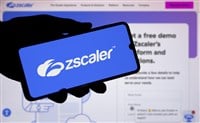 Dhaka, Bangladesh- 29 April 2024: Zscaler Logo is displayed on smartphone. — Stock Editorial Photography