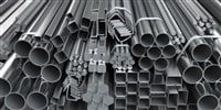 Different metal rolled products. Stainless steel profiles United States Steel