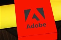 BERLIN, GERMANY JULY 2019: Adobe Logo. Adobe is a multinational software company that produces and sells multimedia and creativity software. — Stock Editorial Photography