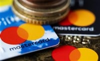 Clouse up of Mastercard - Stock Editorial Photography