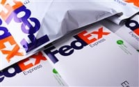 FedEx envelopes and parcels - Stock Editorial Photography