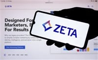 Dhaka, Bangladesh- 20 Aug 2024: Zeta logo is displayed on smartphone. — Stock Editorial Photography