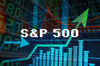 S&P 500 stock market chart 