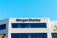 Morgan Stanley sign, logo on office building. Morgan Stanley is an American multinational investment bank and financial services company - San Jose, California, USA - 2020