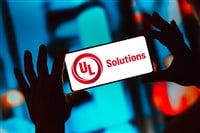 April 18, 2024, Brazil. In this photo illustration, the UL Solutions Inc. logo is displayed on a smartphone screen