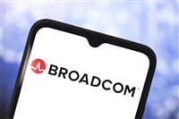 October 17, 2024, Portugal. In this photo illustration, the Broadcom logo is displayed on a smartphone screen — Stock Editorial Photography