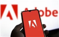 Dhaka,Bangladesh,13 May 2024:Adobe logo seen displayed on a smartphone.