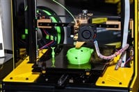 3d printer printing - stock image