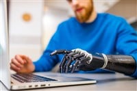 young man working freelance in laptop at home .