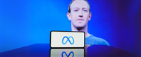 Meta logo and company CEO Mark Zuckerberg. December 4, 2024 — Stock Editorial Photography