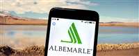 Albemarle lithium mining brine pool