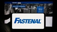 Fastenal logo on smartphone