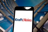 May 16, 2019, Brazil. In this photo illustration the Kraft Heinz Company logo is displayed on a smartphone - Stock Editorial Photography