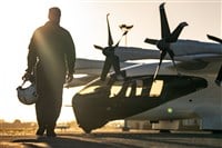 Archer Chief Pilot Jeff Greenwood With The Company’s Midnight Aircraft (Photo: Business Wire)