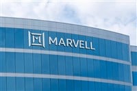 Marvell Technology office building in Santa Clara, California, USA - June 10, 2023. Marvell Technology is an American company which develops and produces semiconductors and related technology. — Stock Editorial Photography