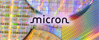 Micron semiconductor wafer