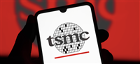 Dhaka, Bangladesh- 10 March 2024: TSMC logo is displayed on smartphone. Taiwan Semiconductor Manufacturing Company Limited (TSMC) is a Taiwanese multinational semiconductor manufacturing company. — Stock Editorial Photography