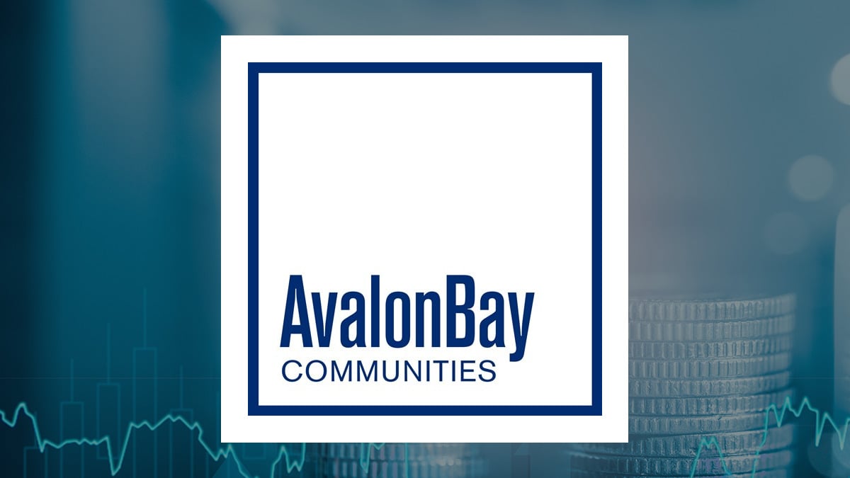AvalonBay Communities logo with Finance background