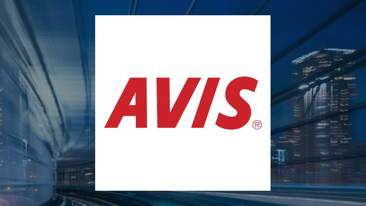 Avis Budget Group logo with Transportation background