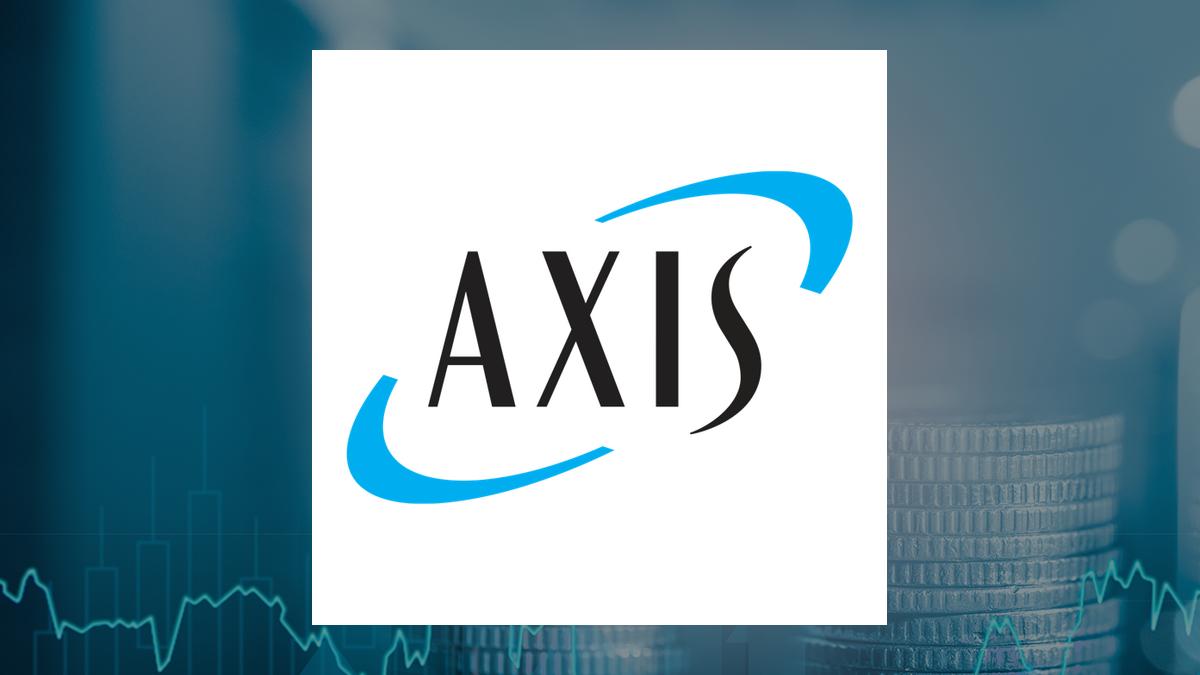 AXIS Capital logo with Finance background