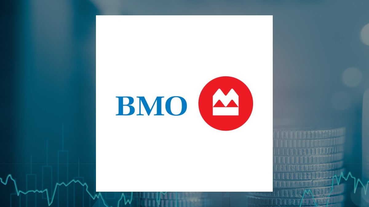 Bank of Montreal logo with Financial Services background