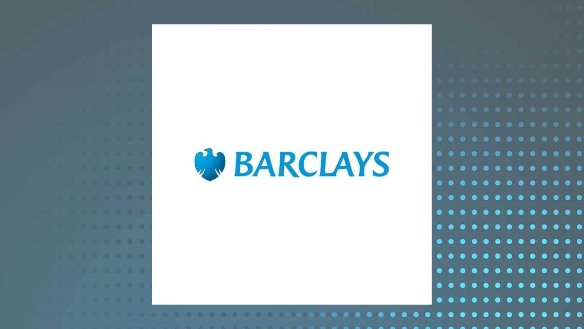 Barclays logo with Financial Services background