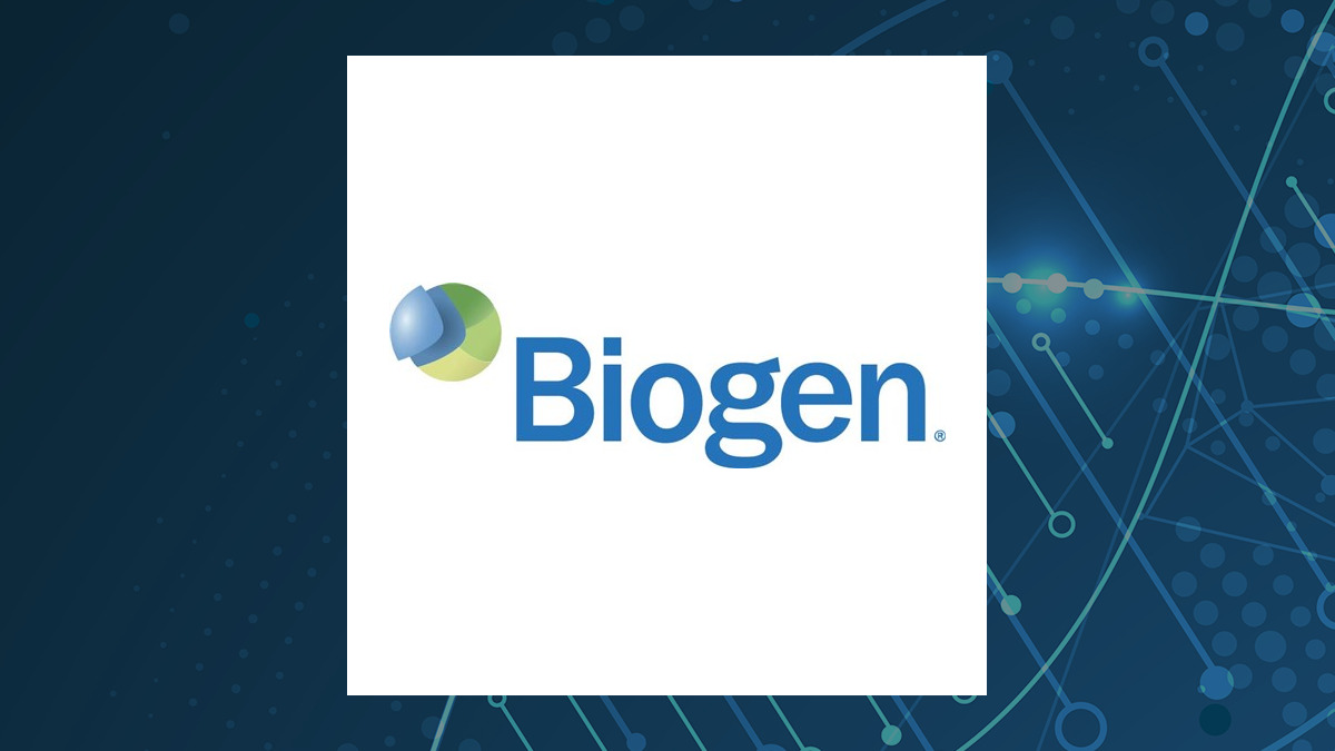 Biogen logo with Medical background