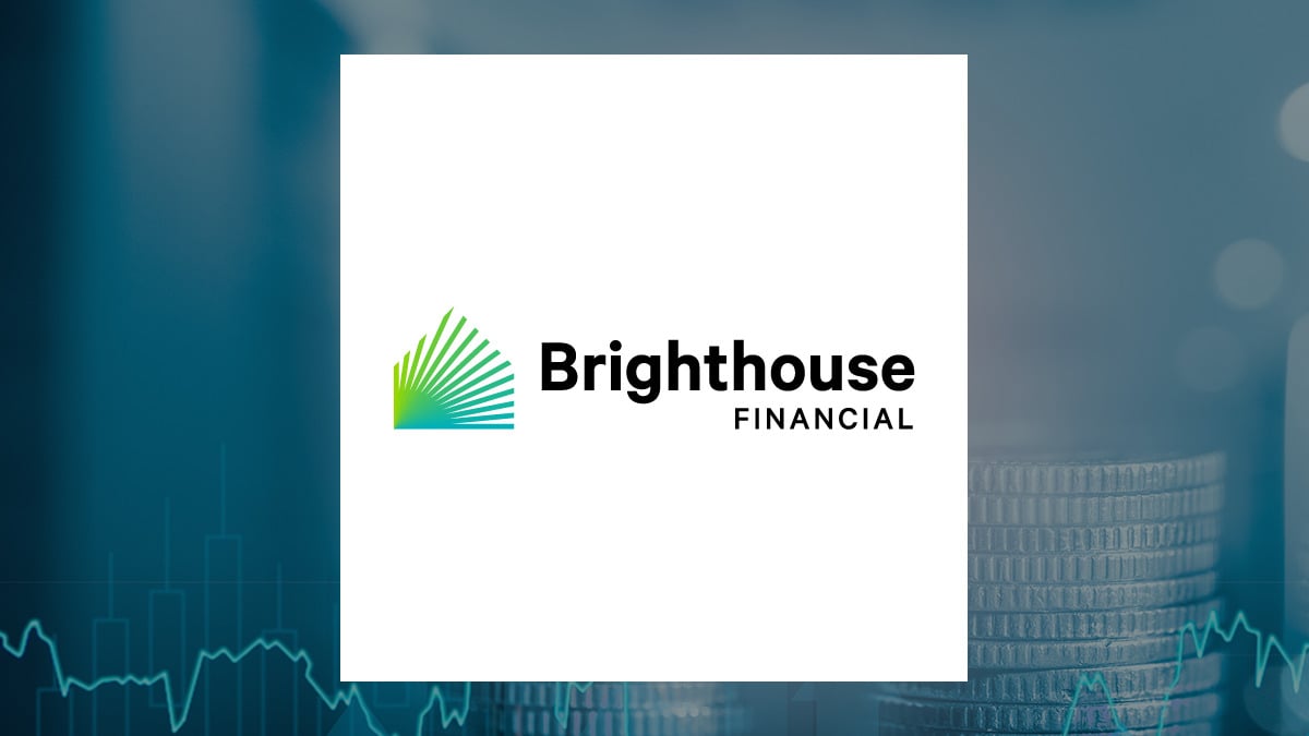 Brighthouse Financial logo with Finance background